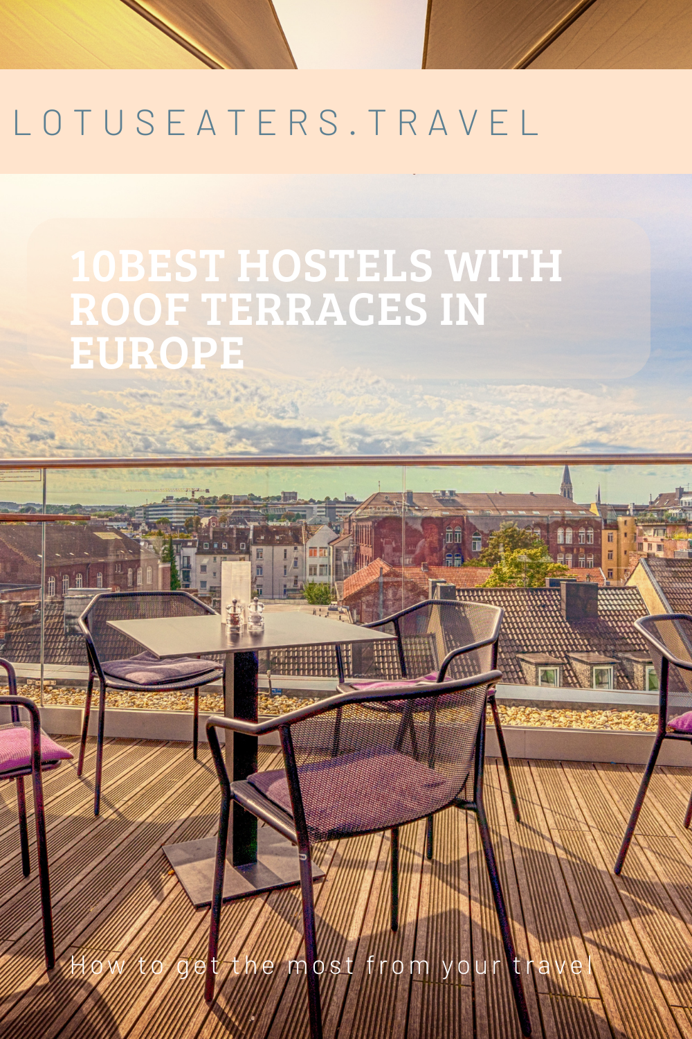 10 best hostels with roof terraces in Europe