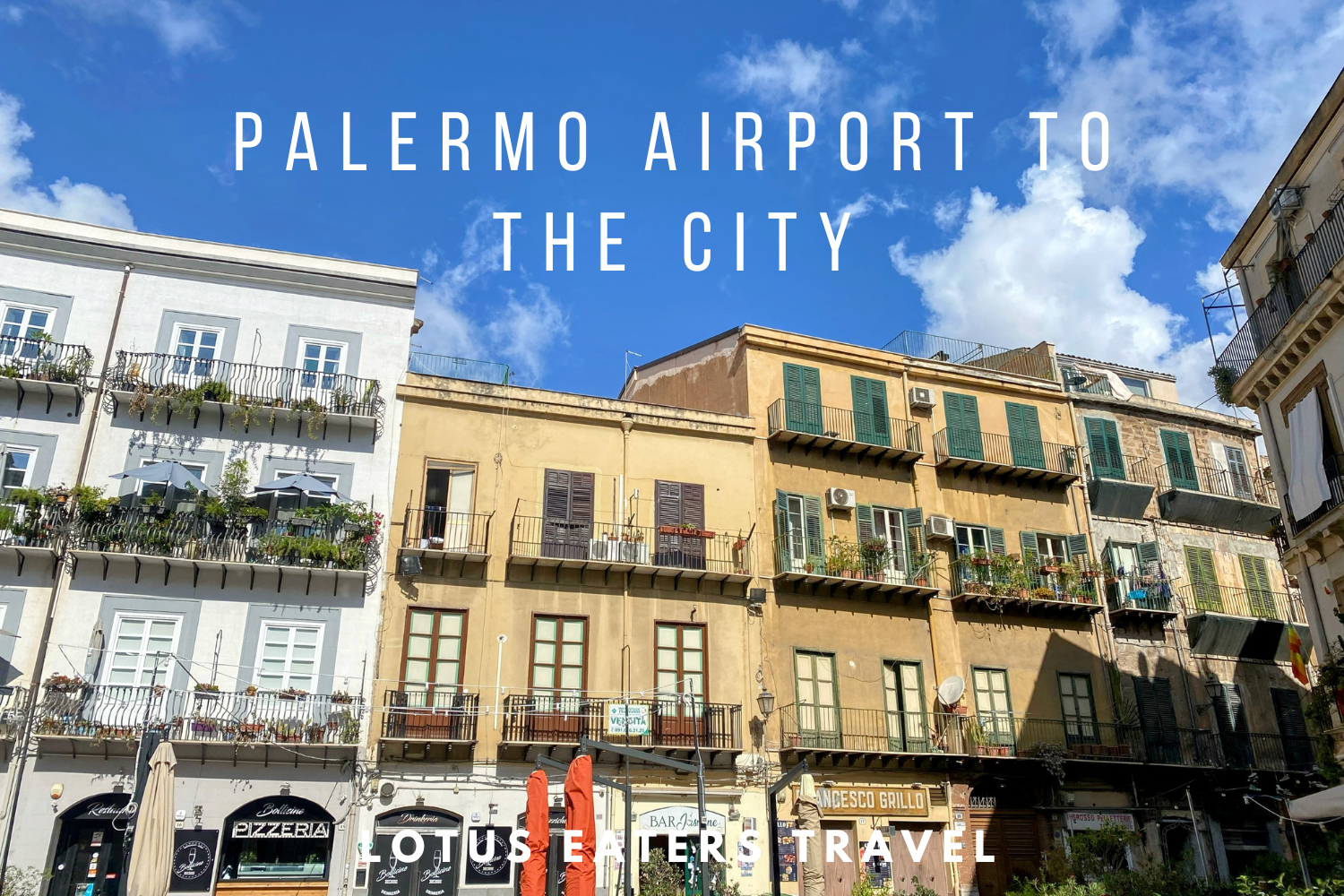 How to get from Palermo Airport Sicily to Palermo city center