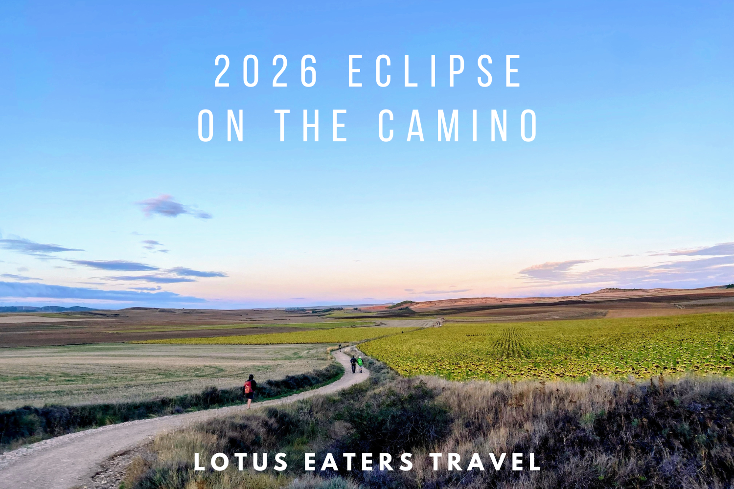 Where can you see the 2026 total eclipse on the Camino de Santiago?
