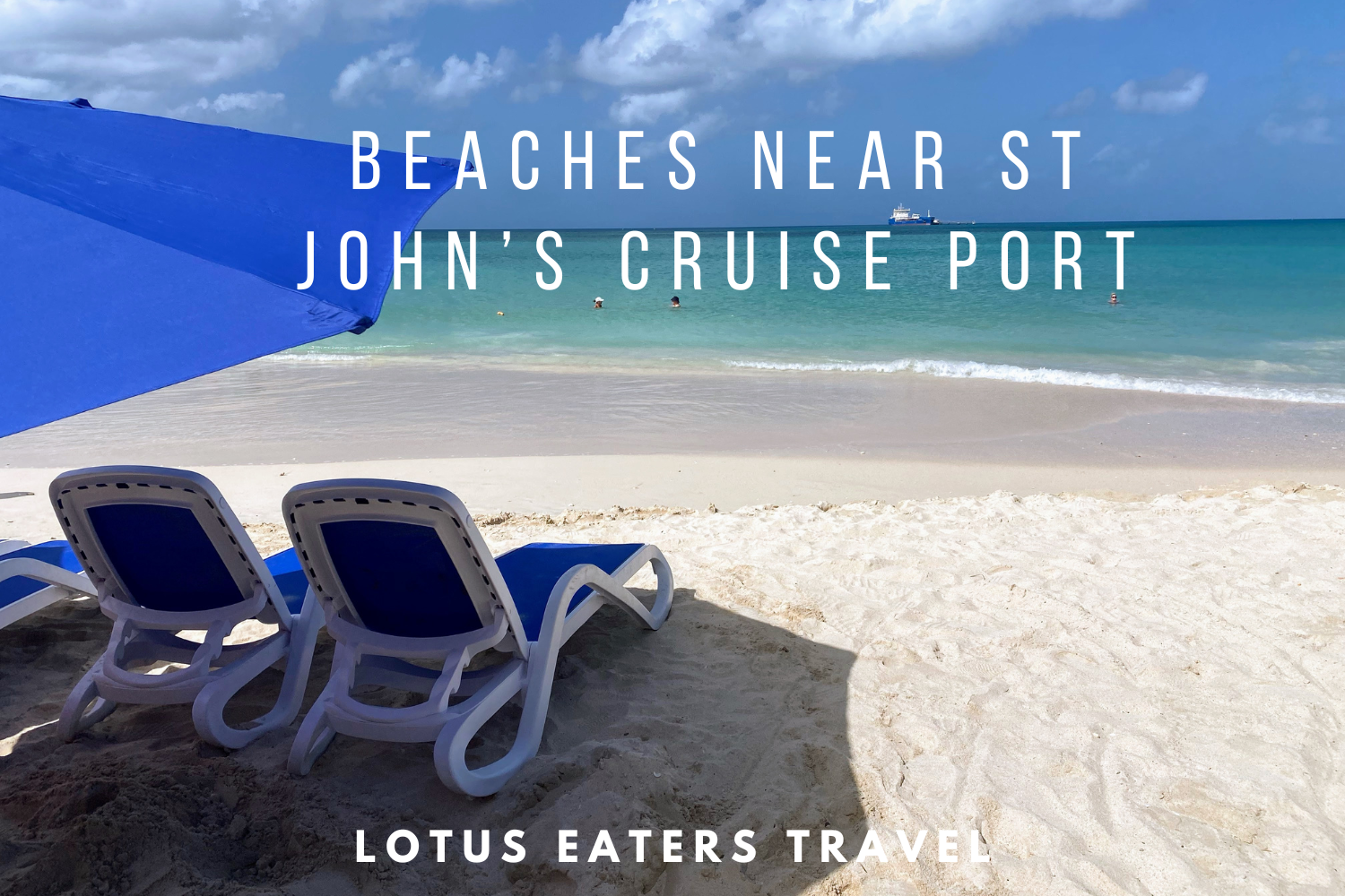 St John’s Antigua: Beaches near the cruise port