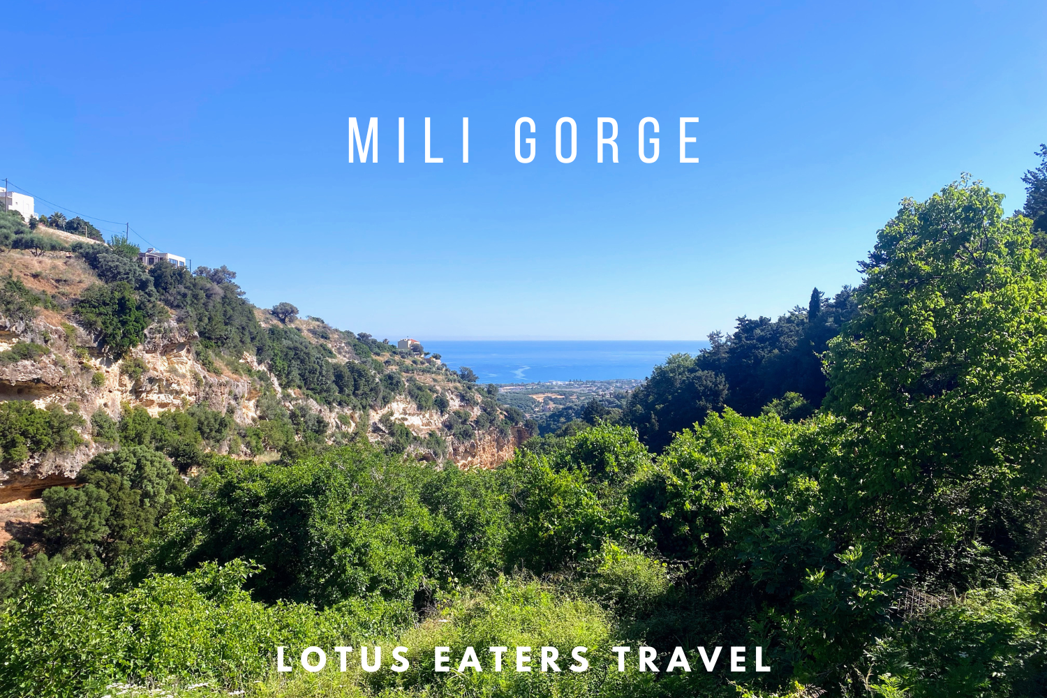 Visiting Mili Gorge from Rethymno: a short guide